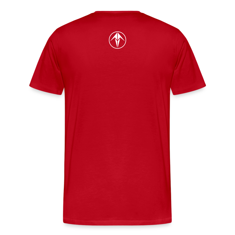 Men’s Premium T-Shirt with Pulser Logo - red