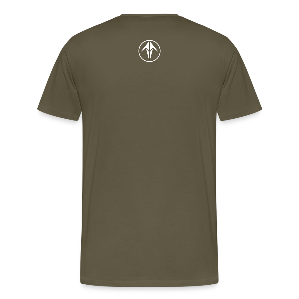 Men’s Premium T-Shirt with Pulser Logo - khaki