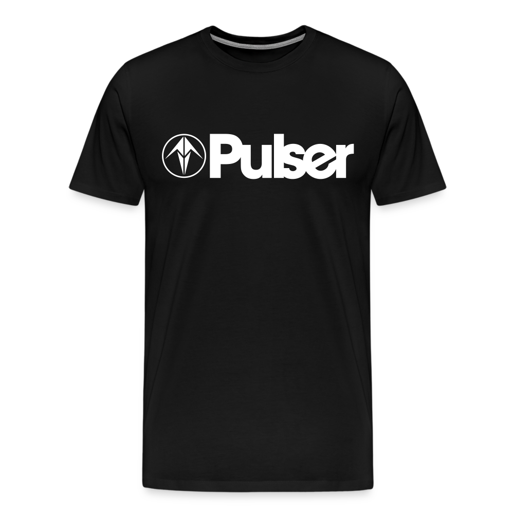 Men’s Premium T-Shirt with Pulser Logo - black