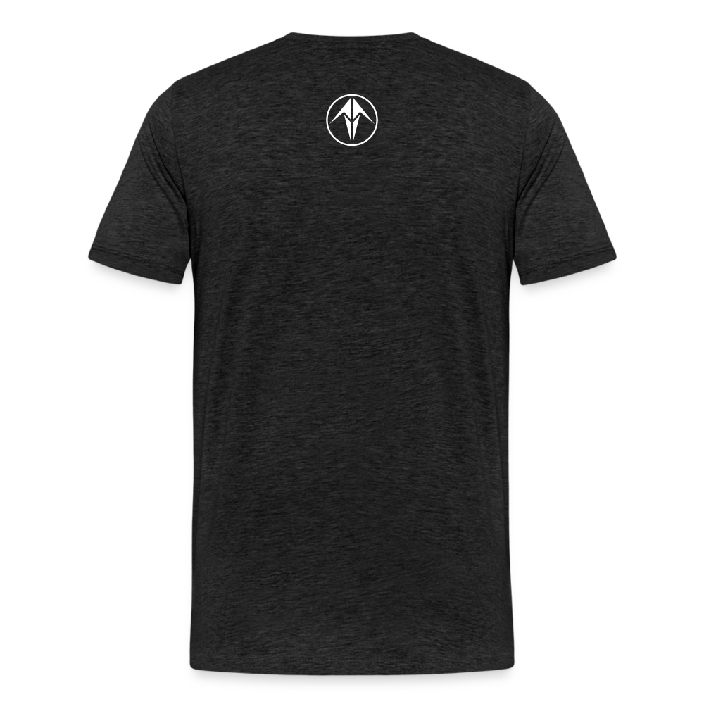 Men’s Premium T-Shirt with Pulser Logo - charcoal grey