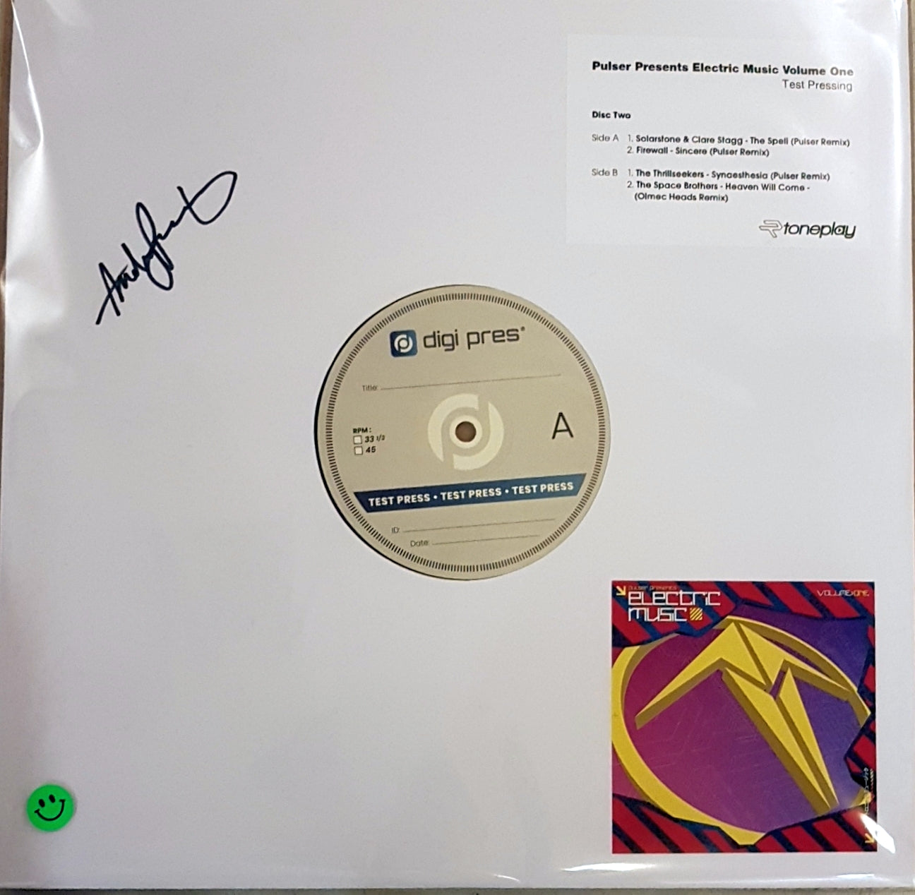 TPV001 Signed Test Pressing 2xLP