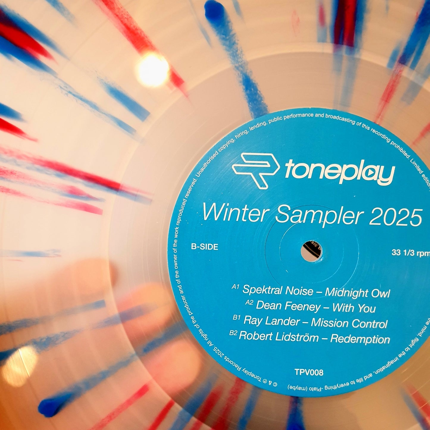 Toneplay Winter Sampler 2025 - 3-color Splatter Vinyl