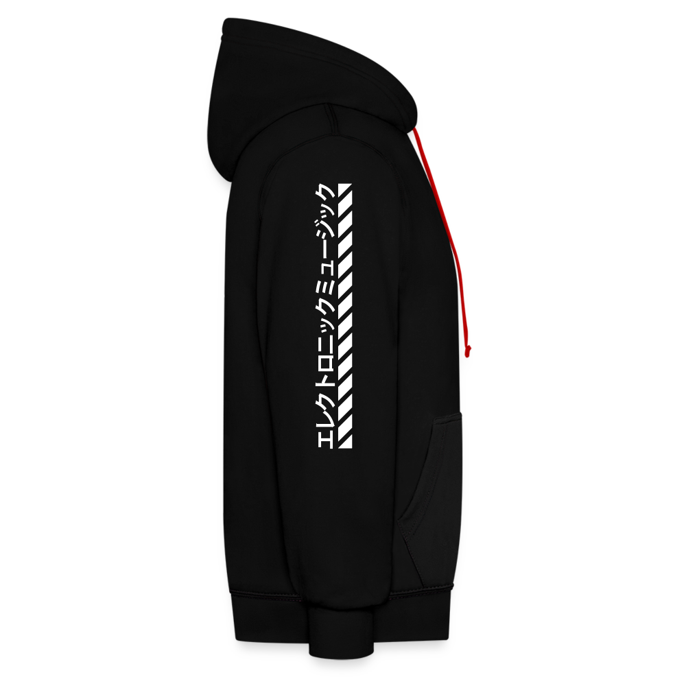 Trance is My Religion Unisex Hoodie - black/red