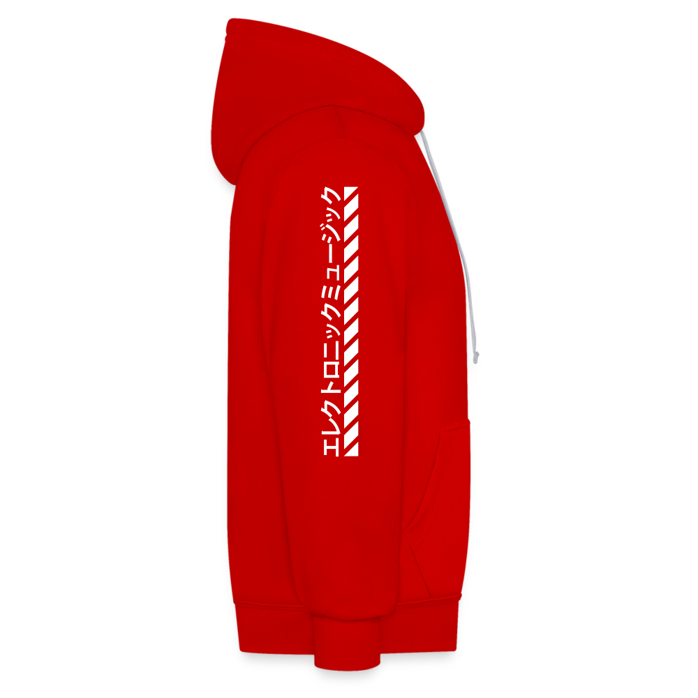 Trance is My Religion Unisex Hoodie - red/white