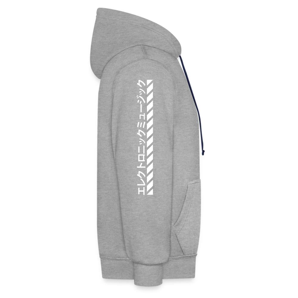 Trance is My Religion Unisex Hoodie - heather grey/navy