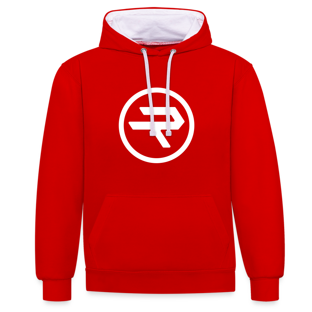 Toneplay Records Electric Music Unisex Hoodie - red/white