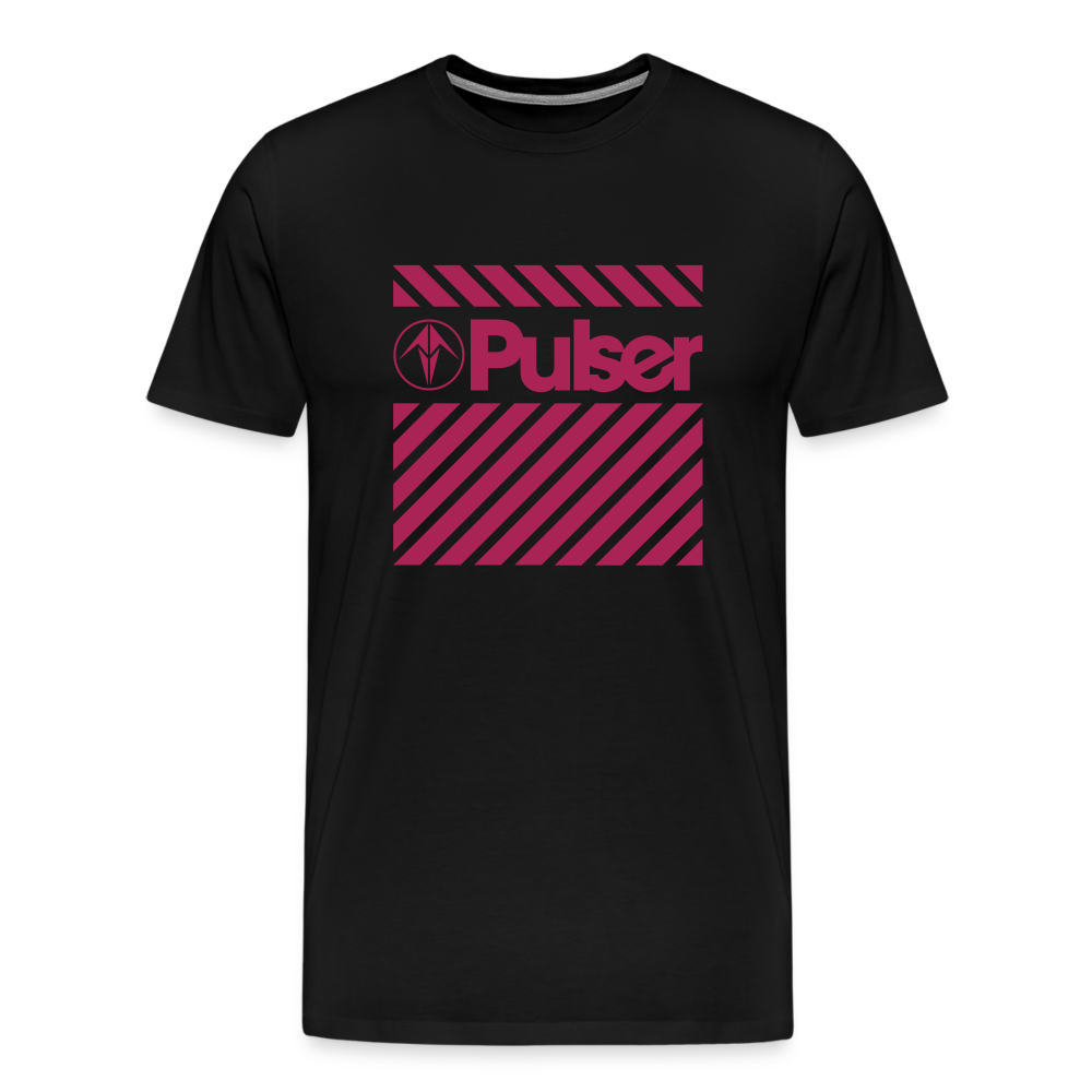 Men’s Premium T-Shirt with Pulser Starbird Logo - black