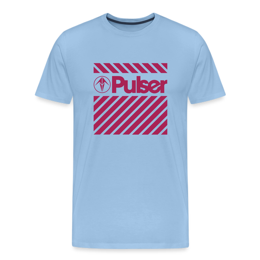 Men’s Premium T-Shirt with Pulser Starbird Logo - sky