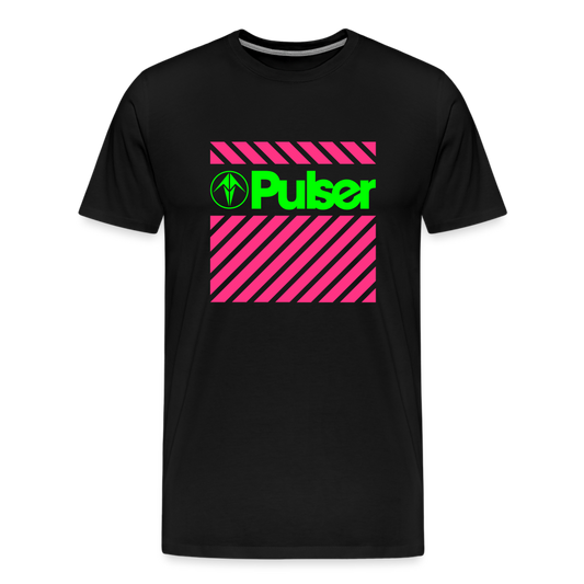 Men’s Premium T-Shirt with Pulser Starbird Logo - black
