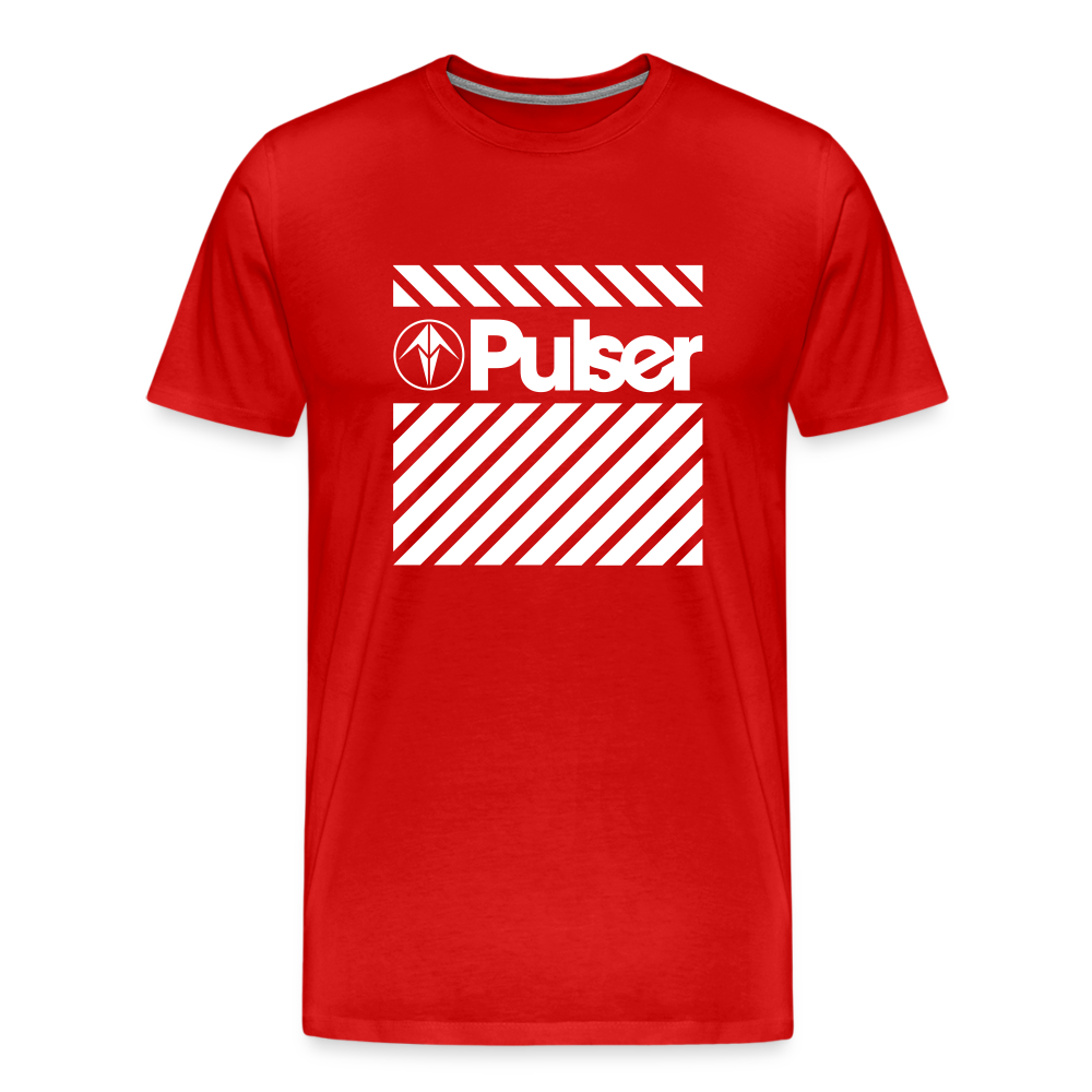 Men’s Premium T-Shirt with Pulser Starbird Logo - red