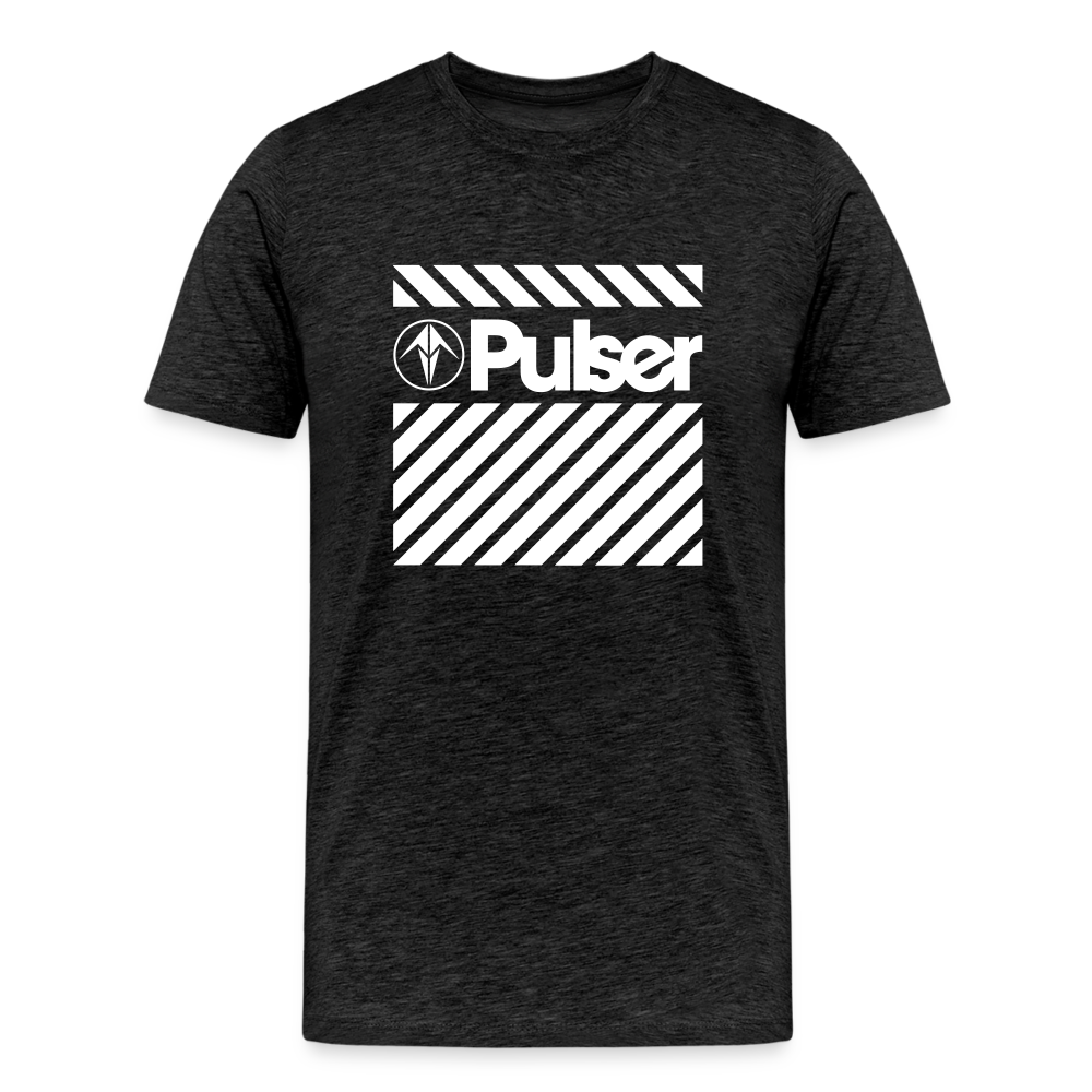 Men’s Premium T-Shirt with Pulser Starbird Logo - charcoal grey