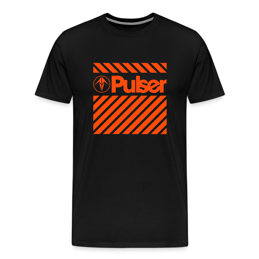 Men’s Premium T-Shirt with Pulser Starbird Logo - black