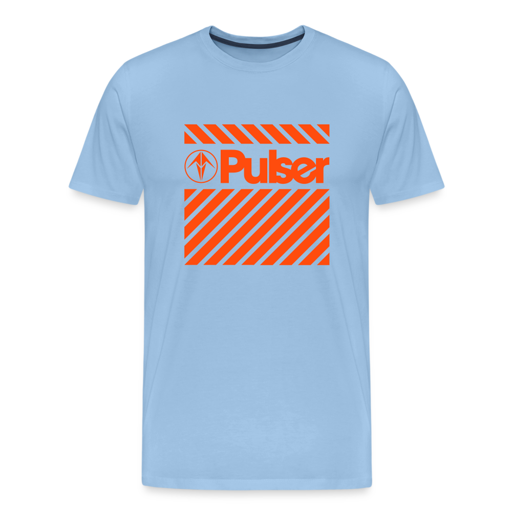 Men’s Premium T-Shirt with Pulser Starbird Logo - sky