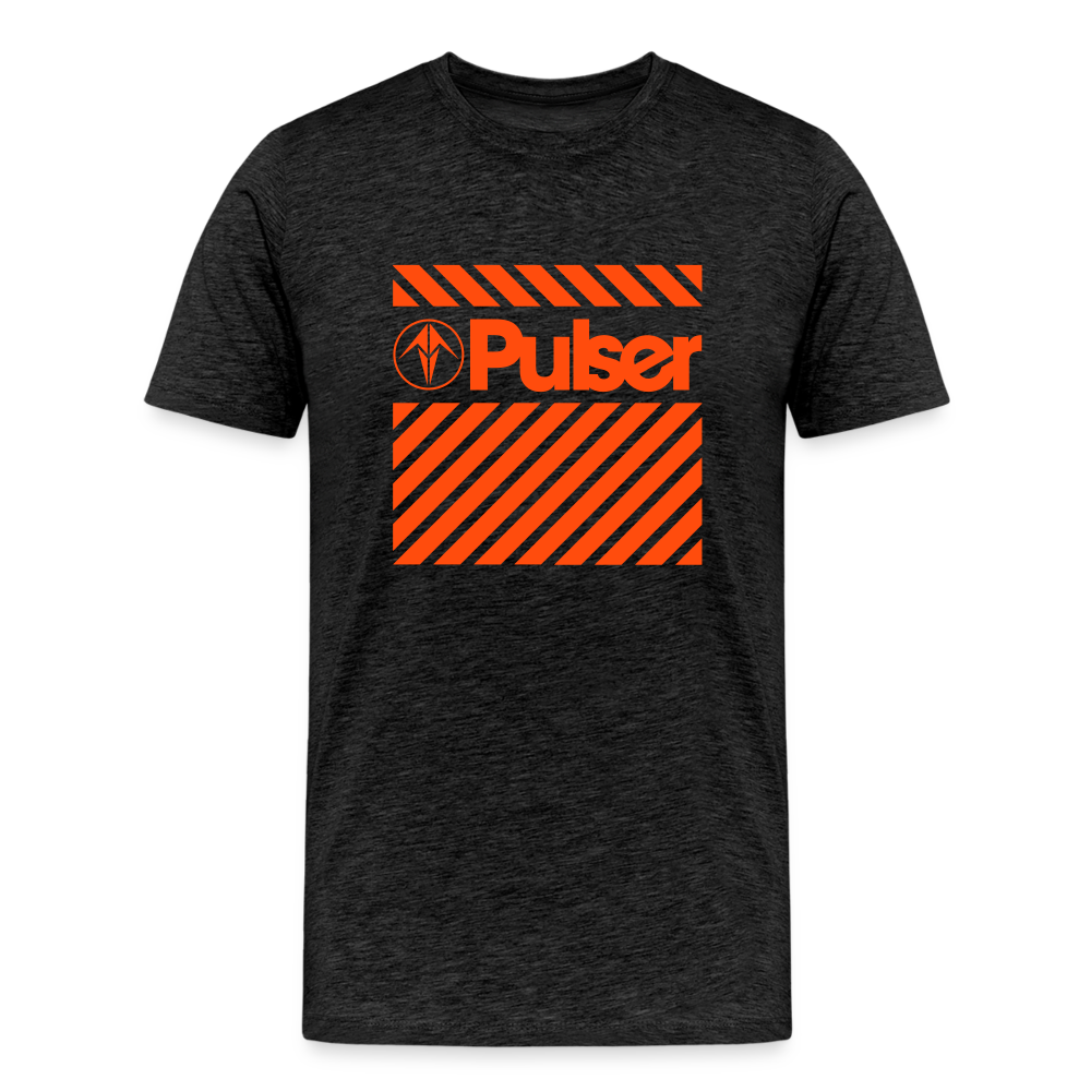 Men’s Premium T-Shirt with Pulser Starbird Logo - charcoal grey