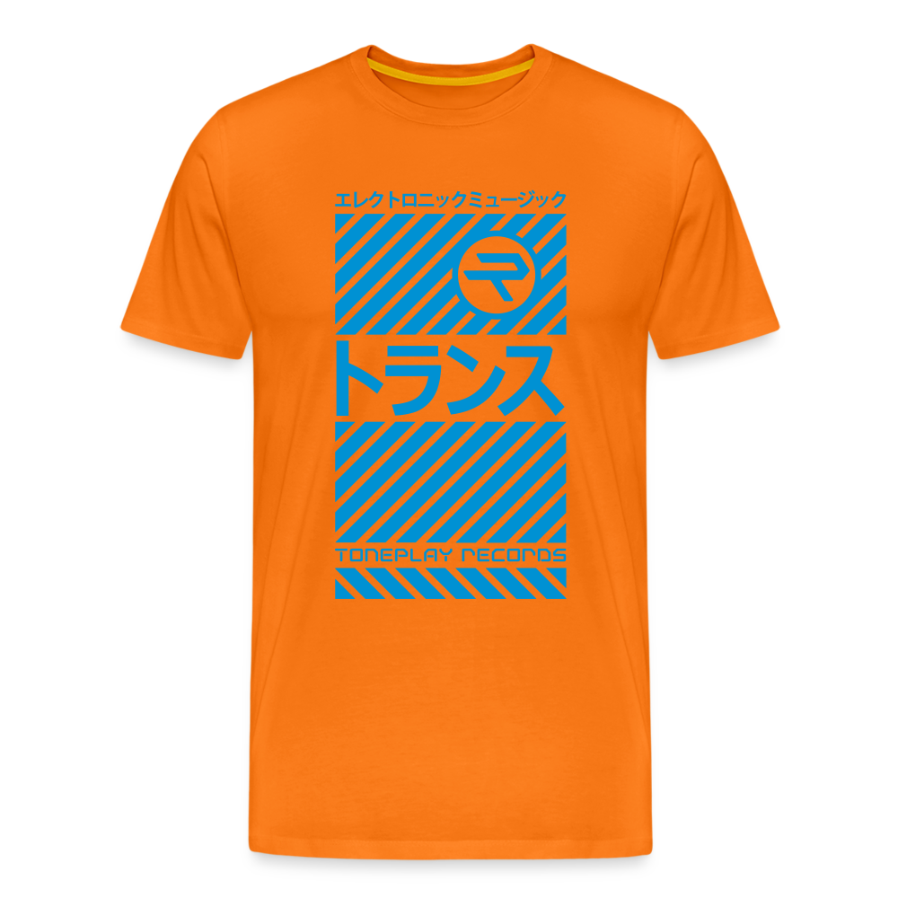 Men’s Premium T-Shirt with Toneplay Trance Design - orange