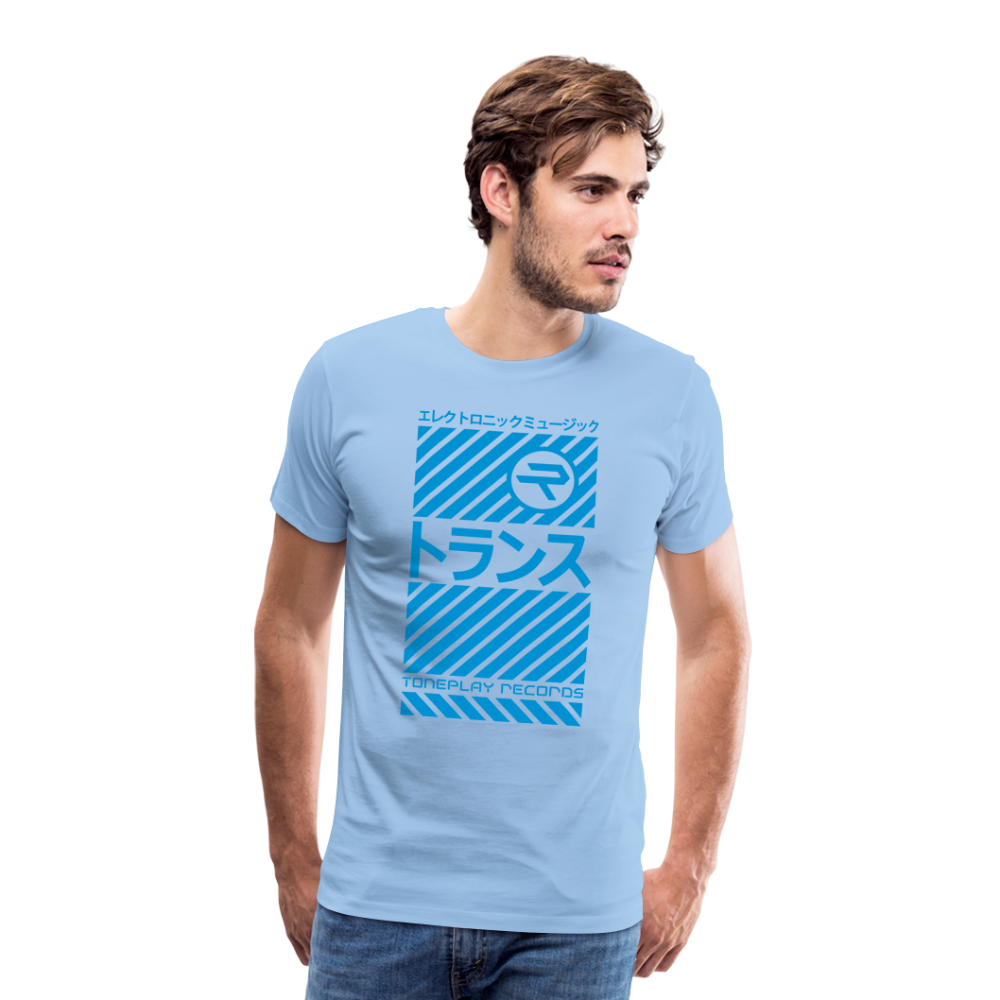 Men’s Premium T-Shirt with Toneplay Trance Design - sky