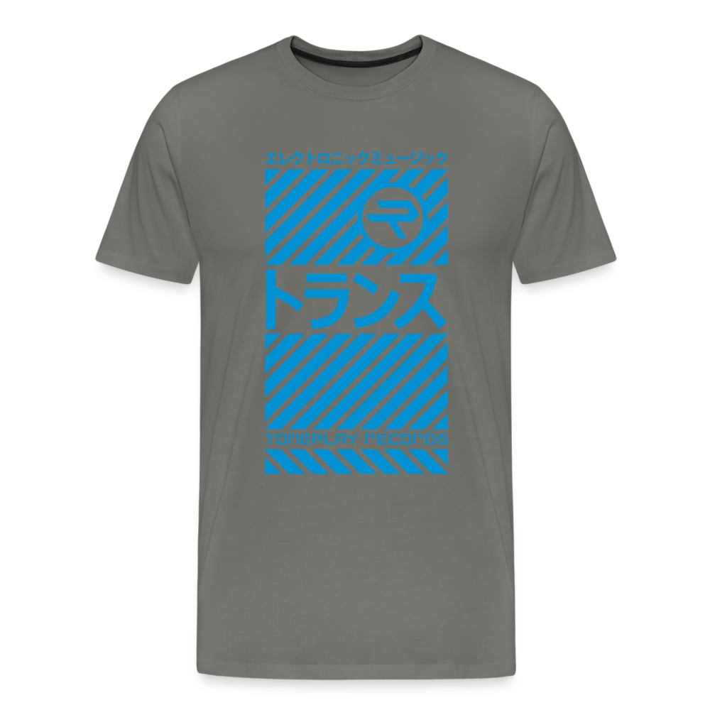 Men’s Premium T-Shirt with Toneplay Trance Design - asphalt