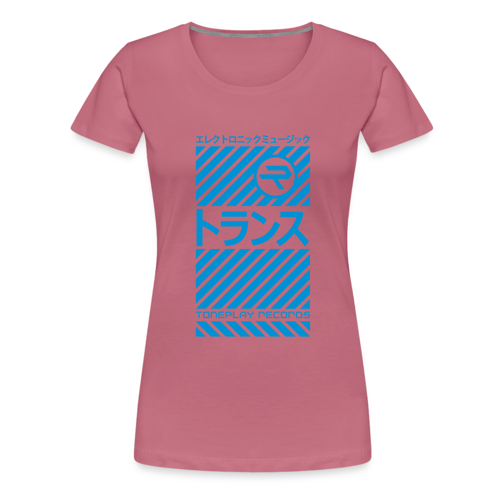 Women’s Premium T-Shirt with Toneplay Trance Design - mauve