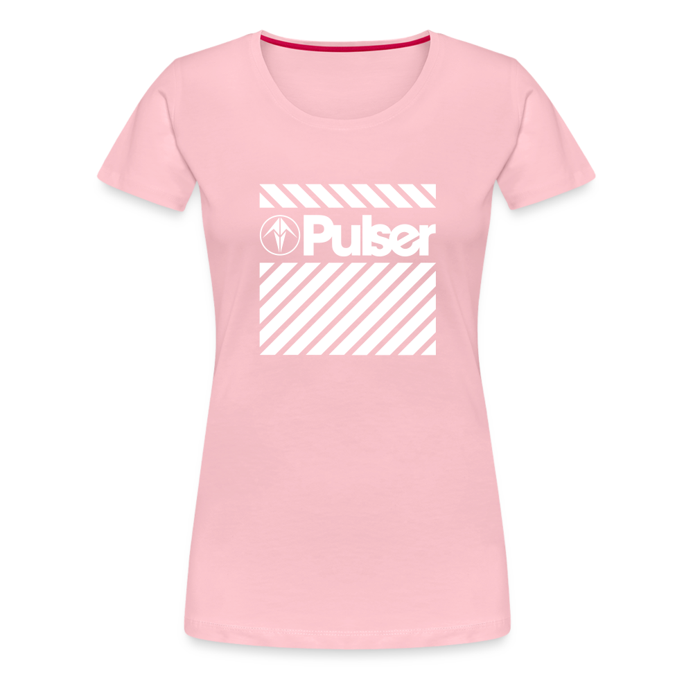Women’s Premium T-Shirt with Pulser Starbird Logo - rose shadow