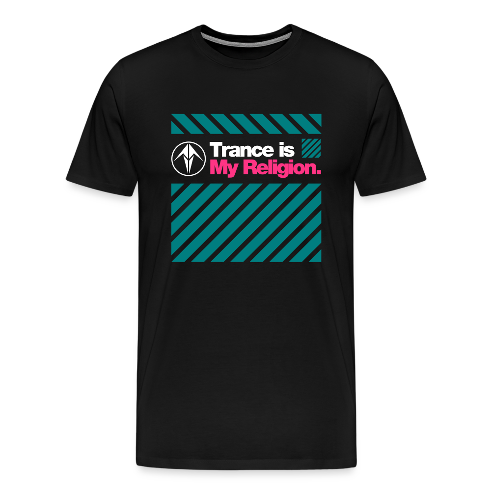 Men’s Premium Trance is my Religion T-Shirt - black